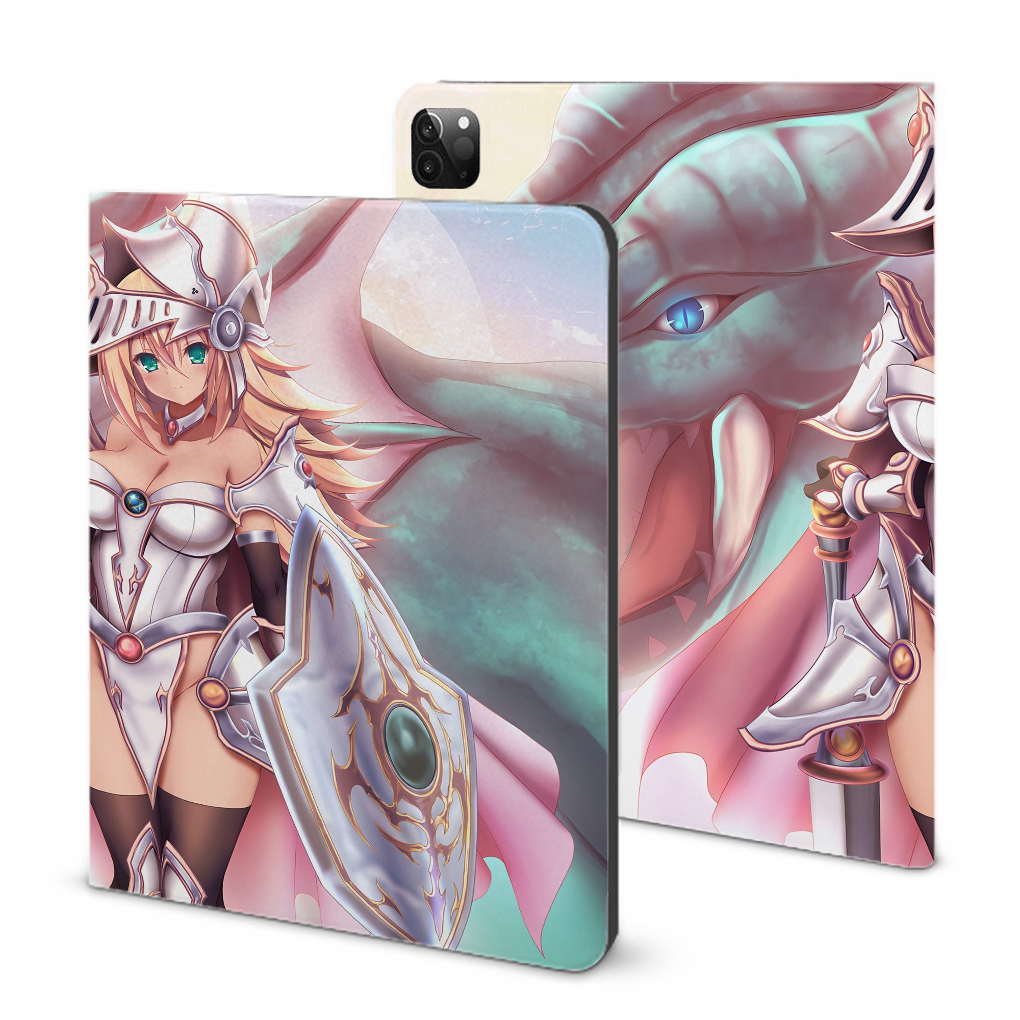 （画像用） 遊☆戯☆王 Yu-Gi-Oh! IPadケース ペンホルダー付き ブックスタイルデザイン